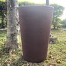 vaso coluna redonda cone bambu art bom cultivo marrom stone vaso 50cm