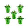 vaso cachepo flexivel mini flor 7cm verde